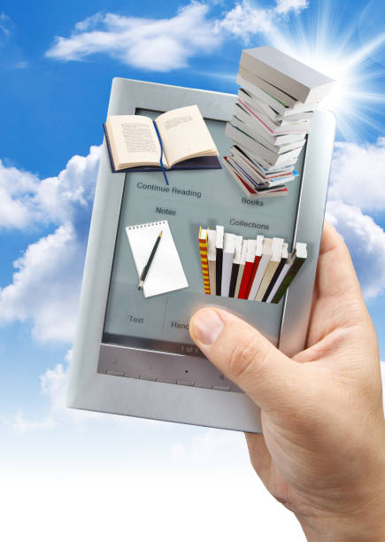 reading e-book with 3D e book reader